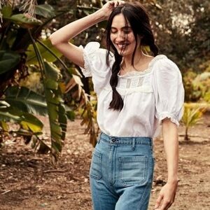 Doen Frances Top in Salt xs